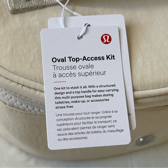 Lululemon Oval Top Access Kit Vol 3.5 L in White Opal - Picture 11 of 14